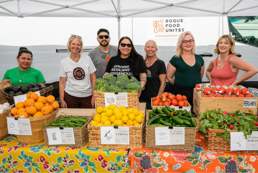 Rogue Food Unites hosts a free farmers market.